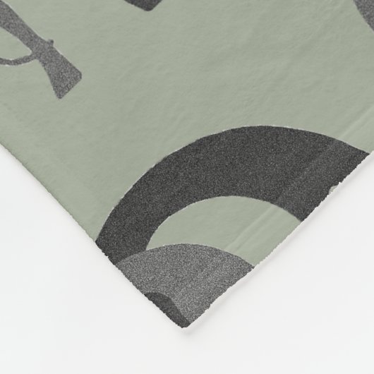 Hounds rugleuning fleece deken (Hoek)