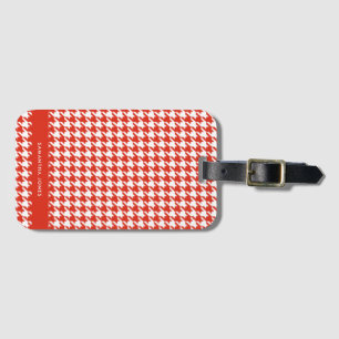 Hounds Tooth, speciaal gepersonaliseerd Bagagelabel
