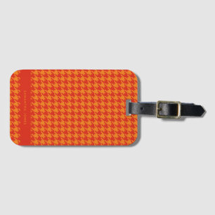 Hounds Tooth, speciaal gepersonaliseerd Bagagelabel