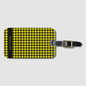 Hounds Tooth, speciaal gepersonaliseerd Bagagelabel (Voorkant (horizontaal))