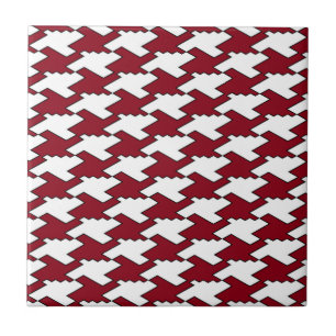 Hounds Tooth Tessellation Tegeltje