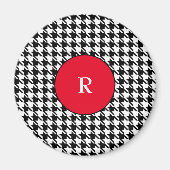  Houndstooth 2,25-inch Button Magnet (Voorkant)