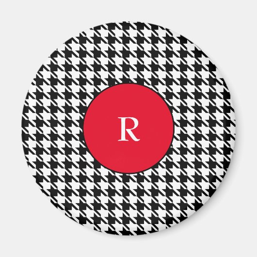  Houndstooth 2,25-inch Button Magnet (Voorkant)