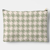 Houndstooth 2Way Green+Cream Groot Patroon Etui (Achterkant)