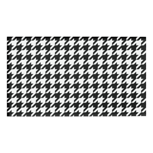 Houndstooth — Achtergrondkleur aanpassen Naambadge (Voorkant)