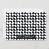 Houndstooth-Afstuderen Kaart (Achterkant)