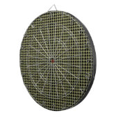 Houndstooth Avocado en zwart Dartbord (Voorkant Rechts)