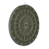 Houndstooth Avocado en zwart Dartbord (Voorkant Links)
