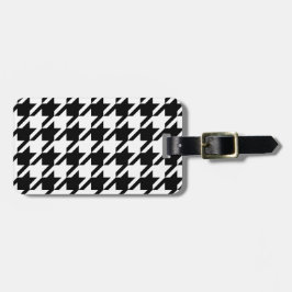 Houndstooth Bagagelabel