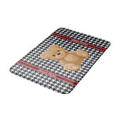 Houndstooth Bear Home, Badmat (Gekanteld)