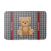 Houndstooth Bear Home, Badmat (Voorkant)