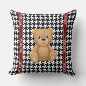 Houndstooth Bear Home, Kussen (Voorkant)