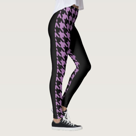 Houndstooth/Black Leggings (Rechts)
