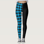Houndstooth/Black Leggings (Voorkant)