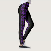 Houndstooth/Black Leggings (Rechts)