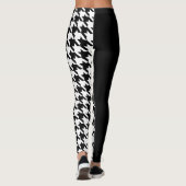 Houndstooth/Black Leggings (Achterkant)