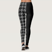 Houndstooth/Black Leggings (Achterkant)