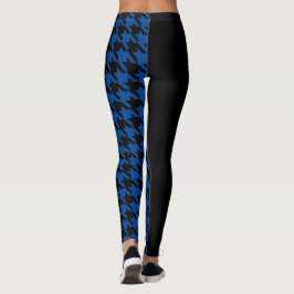 Houndstooth/Black Leggings