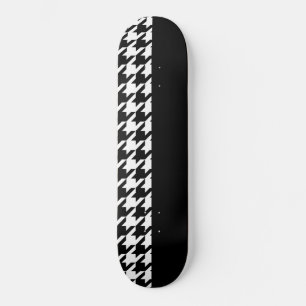 Houndstooth/Black Persoonlijk Skateboard