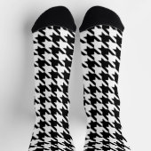 Houndstooth Black White Sokken (Top)