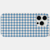 Houndstooth Blue+Cream RPT Pattern Case-Mate iPhone Case (Achterkant (horizontaal))