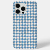 Houndstooth Blue+Cream RPT Pattern Case-Mate iPhone Case (Achterkant)