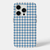 Houndstooth Blue+Cream RPT Pattern Case-Mate iPhone Case (Achterkant)