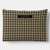 Houndstooth Bord Taupe- Etui (Voorkant)