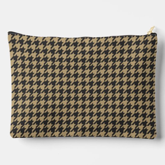 Houndstooth Bord Taupe- Etui (Achterkant)