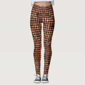 Houndstooth Brown and Black Leggings (Voorkant)