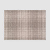 Houndstooth Brown Pattern Tissuepapier (Voorkant)