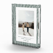Houndstooth Brunswick Green lijst foto (Rechts)