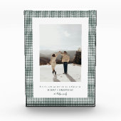 Houndstooth Brunswick Groen lijst foto (Voorkant)