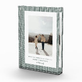 Houndstooth Brunswick Groen lijst foto (Rechts)