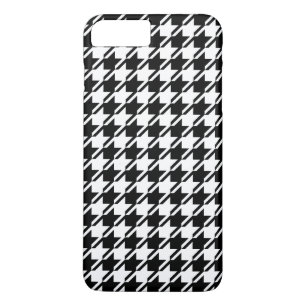 Houndstooth BW RPT-patroon iPhone 8/7 Plus Hoesje