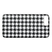 Houndstooth BW RPT-patroon Case-Mate iPhone Case (Achterkant (Horizontaal))