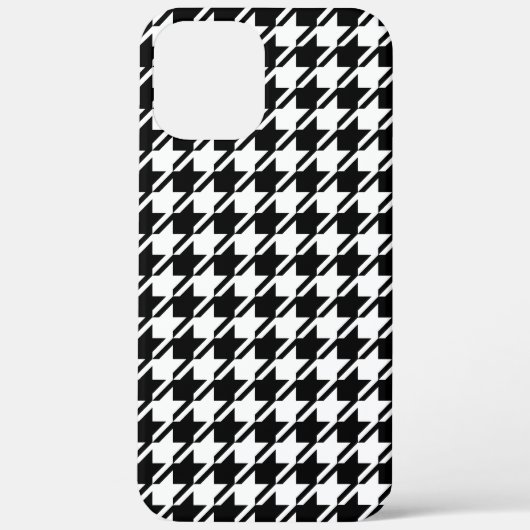 Houndstooth BW RPT-patroon Case-Mate iPhone Case (Achterkant)