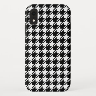 Houndstooth BW RPT-patroon Case-Mate iPhone Case