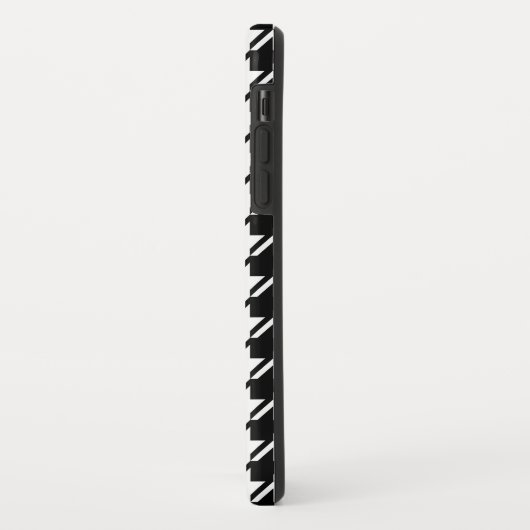 Houndstooth BW RPT-patroon Case-Mate iPhone Case (Achterkant/links)