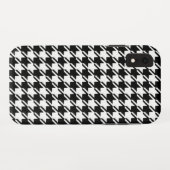 Houndstooth BW RPT-patroon Case-Mate iPhone Case (Achterkant (horizontaal))