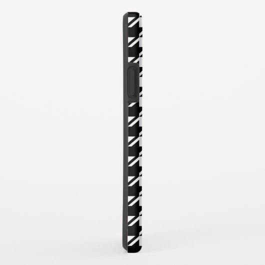 Houndstooth BW RPT-patroon Case-Mate iPhone Case (Achterkant/rechts)