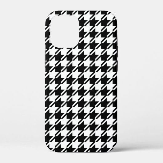 Houndstooth BW RPT-patroon Case-Mate iPhone Case (Achterkant)