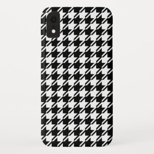 Houndstooth BW RPT-patroon Case-Mate iPhone Case