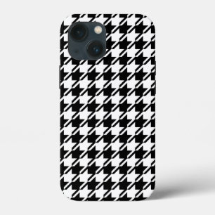 Houndstooth BW RPT-patroon Case-Mate iPhone Case
