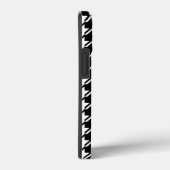 Houndstooth BW RPT-patroon Case-Mate iPhone Case (Achterkant / Rechts)