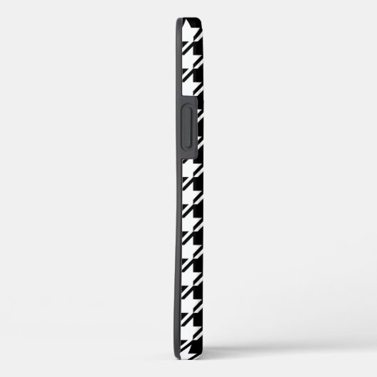 Houndstooth BW RPT-patroon Case-Mate iPhone Case (Achterkant / Rechts)