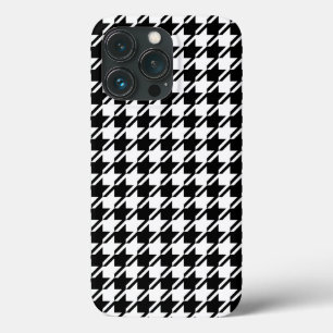 Houndstooth BW RPT-patroon Case-Mate iPhone Case