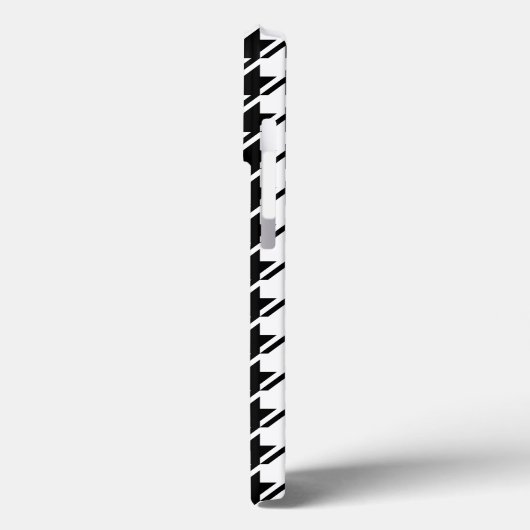 Houndstooth BW RPT-patroon Case-Mate iPhone Case (Achterkant / Links)