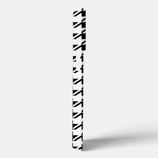 Houndstooth BW RPT-patroon Case-Mate iPhone Case (Achterkant / Rechts)
