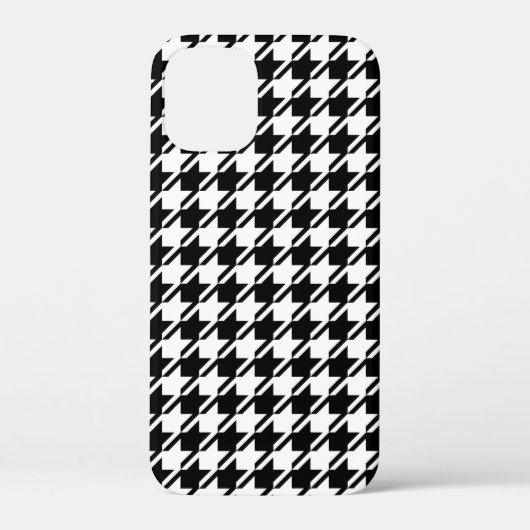 Houndstooth BW RPT-patroon Case-Mate iPhone Case (Achterkant)